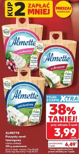 Kaufland Almette Puszysty serek twarogowy oferta