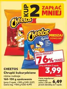 Kaufland Cheetos Chrupki kukurydziane oferta