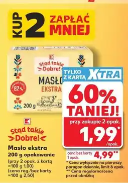 Kaufland Stąd takie Dobre! Masło ekstra oferta