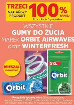 Kaufland Wszystkie gumy do żucia marek Orbit, Airwaves oraz Winterfresh oferta