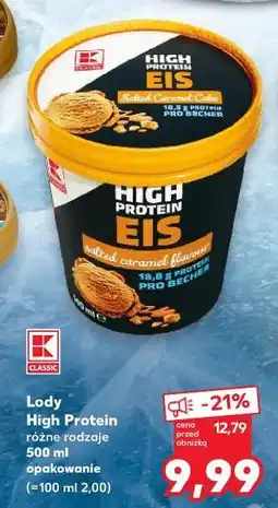 Kaufland K-Classic Lody High Protein oferta
