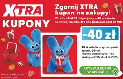 Kaufland Kaufland Card XTRA Kupon na zakupy 40 zł oferta