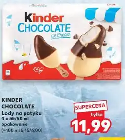 Kaufland Kinder Chocolate Lody na patyku oferta