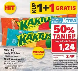 Kaufland Nestlé Lody Kaktus różne rodzaje oferta