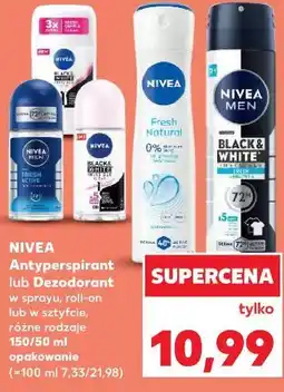 Kaufland Nivea Antyperspirant lub Dezodorant oferta