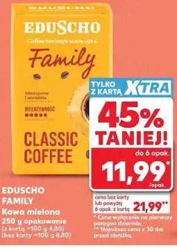 Kaufland Eduscho Family Kawa mielona oferta