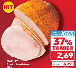 Kaufland MAZURY Szynka bankietowa oferta