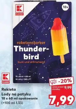 Kaufland K-Classic Rakiete Lody na patyku oferta