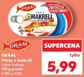 Kaufland Graal Filety z makreli oferta