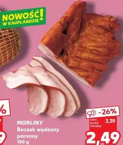 Kaufland MORLINY Boczek wędzony parzony oferta