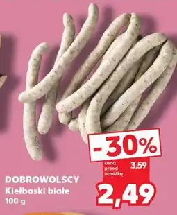 Kaufland Dobrowolscy Kiełbaski białe oferta