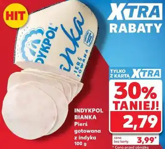 Kaufland INDYKPOL BIANKA Pierś gotowana z indyka oferta