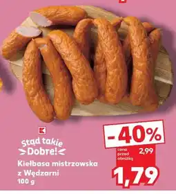 Kaufland Kiełbasa mistrzowska z Wędzarni oferta