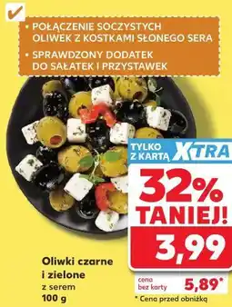 Kaufland Oliwki czarne i zielone z serem oferta