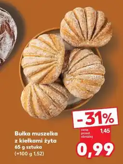 Kaufland Bułka muszelka z kiełkami żyta oferta