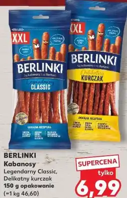 Kaufland Berlinki Kabanosy Legendarny Classic, Delikatny kurczak oferta