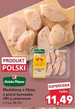 Kaufland Stoisko Mięsne Medaliony z fileta z piersi kurczaka oferta