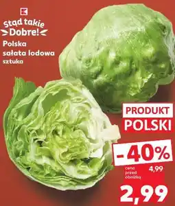 Kaufland Stąd takie Dobre! Polska sałata lodowa oferta