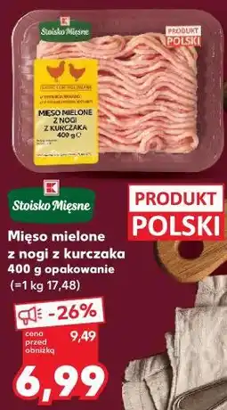 Kaufland Stoisko Mięsne Mięso mielone z nogi z kurczaka oferta