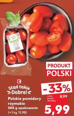 Kaufland Stąd takie Dobre! Polskie pomidory rzymskie oferta