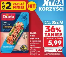 Kaufland DUDA Filet pieczony z kurczaka w plastrach oferta