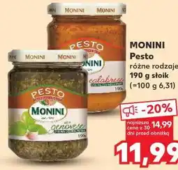 Kaufland Monini Pesto oferta