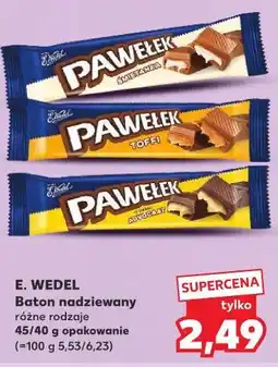 Kaufland E. Wedel Baton nadziewany Pawełek oferta