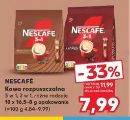 Kaufland NESCAFÉ Kawa rozpuszczalna 3 w 1, 2 w 1 oferta