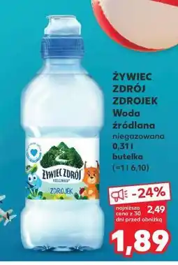 Kaufland ŻYWIEC ZDRÓJ ZDROJEK Woda źródlana oferta