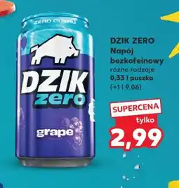 Kaufland DZIK ZERO Napój bezkofeinowy oferta