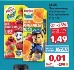 Kaufland LEON Sok owocowy oferta