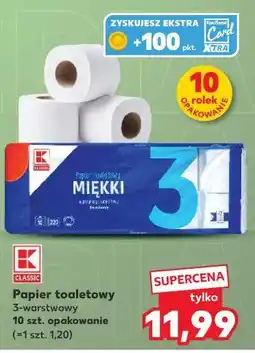 Kaufland K-Classic Papier toaletowy 3-warstwowy oferta