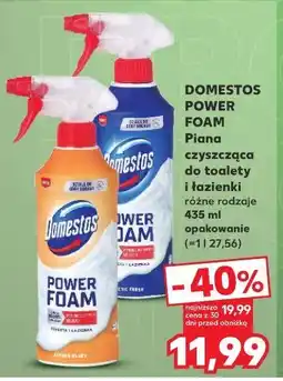 Kaufland Domestos Power Foam Piana czyszcząca do toalety i łazienki oferta