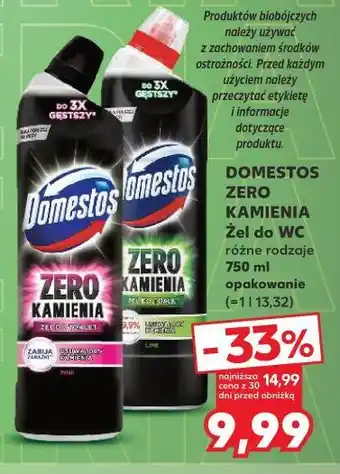 Kaufland Domestos Zero Kamienia Żel do WC oferta