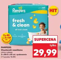 Kaufland Pampers Chusteczki nawilżane oferta