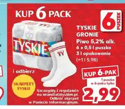 Kaufland Tyskie Gronie Piwo 5,2% alk oferta