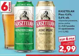 Kaufland Kasztelan Piwo 4,6%, 5,6% alk oferta