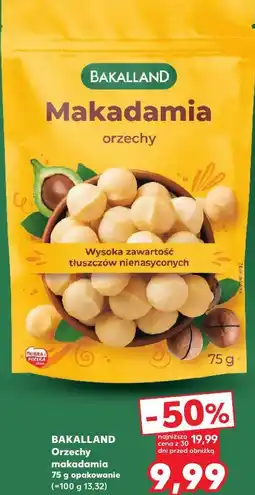 Kaufland BAKALLAND Orzechy makadamia oferta