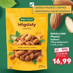 Kaufland BAKALLAND Migdały łuskane oferta