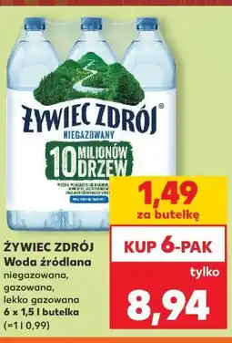Kaufland Żywiec Zdrój Woda źródlana oferta