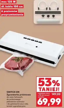 Kaufland SWITCH ON Zgrzewarka próżniowa oferta