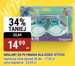 bi1 Okulary do pływania dla dzieci stitch oferta