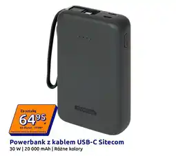 Action Powerbank z kablem USB-C Sitecom oferta