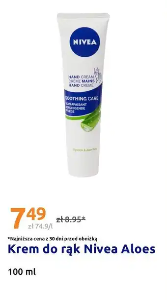 Action Krem do rąk Nivea Aloes oferta