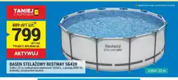 Merkury Market Basen stelażowy Bestway Steel Pro Max 3,66x1,22 m oferta