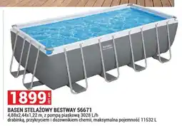 Merkury Market Basen stelażowy Bestway 4,88x2,44x1,22 m oferta