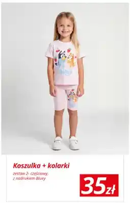 KiK Zestaw koszulka + kolarki dziecięce Bluey oferta