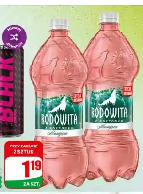 Woda mineralna musująca Rodowita z Roztocza