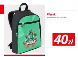 KiK Plecak z motywem Minecraft z przodu oferta