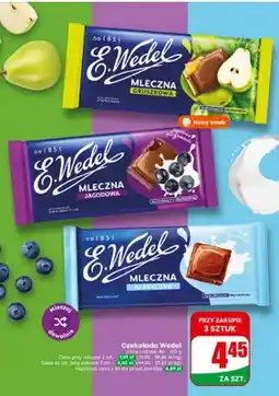 Dino Czekolada mleczna gruszkowa E.Wedel oferta